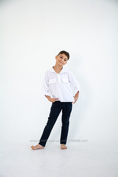 Дитяча пляжна сорочка для хлопчика Max, тканина штапель
