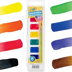 Моющиеся акварельные краски от crayola. washable watercolors