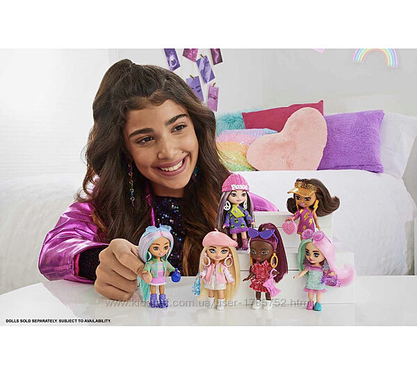 Barbie Extra Mini Minis Doll, Барби экстра мини блондинка