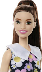 Barbie fashionistas doll 187, brunette ponytail