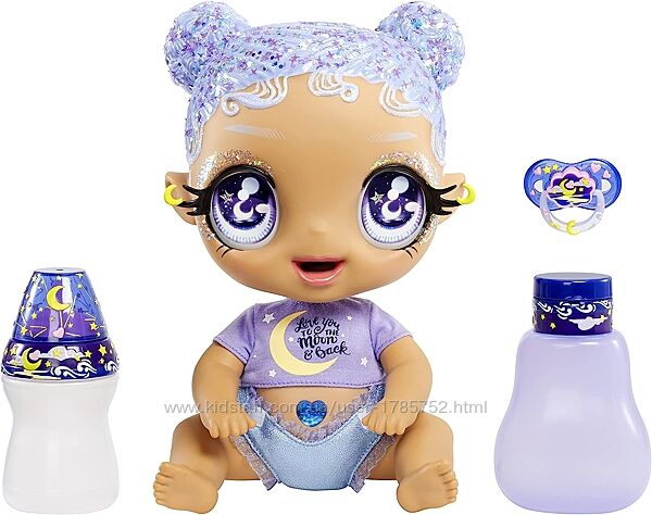 Лялька пупс, що змінює колір Glitter Babyz Selena Stargazer Baby Doll 