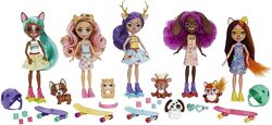 Enchantimals City Multipack,15 набір із 5 ляльками Skateboard Rollerblade
