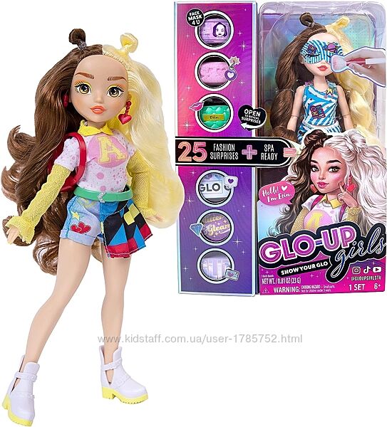 Лялька Ерін Far Out Toys GLO-UP Girls Erin Alternative Girl Fashion Doll 