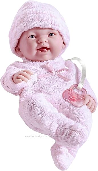 JC Toys Mini La Newborn, вініловий реборн , лялька новонародженої дівчинки