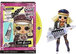 Лялька ЛОЛ Сюрприз Рок Королева. LOL Surprise OMG Remix Rock Fame Queen 