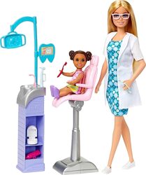 Лялька Barbie Careers Blonde Dentist , лікар стоматолог, дантист 