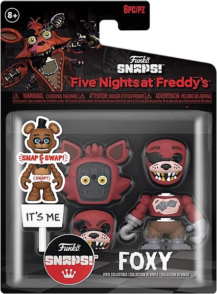 Funko SnapsFive Nights at Freddy&acutes Foxy. Фанко Пять ночей с фредді фоксі