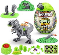 Колекційне яйце Smashers Mega Jurassic Light Up Dino Egg T-Rex ZURU 25 