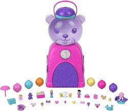 Дорожня іграшка Polly Pocket, ігровий набір із ведмедиком Гамболом 