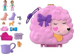 ігровий набір Polly Pocket Groom & Glam Poodle з 2 мікроляльками