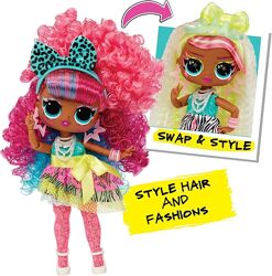 LOL Surprise твінс Tweens Surprise Swap Curls-2-Crimps Модна лялька Cora 