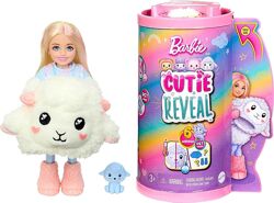 Barbie Cutie Reveal лялька Челсі та аксесуари, Lamb Plush баранчика