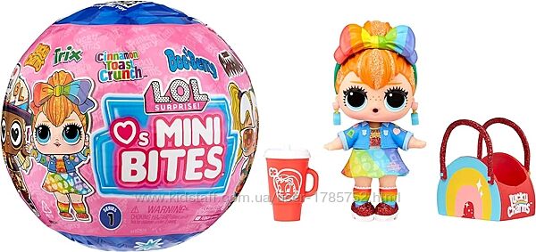 LOL Surprise Loves Mini Bites Cereal Dolls із 7 сюрпризами