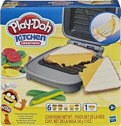 Play-Doh Kitchen Creations Cheesy Sandwich, сирний сендвіч 