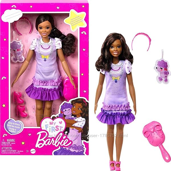 Моя перша барбі Бруклін. Barbie My First Barbie Brooklyn