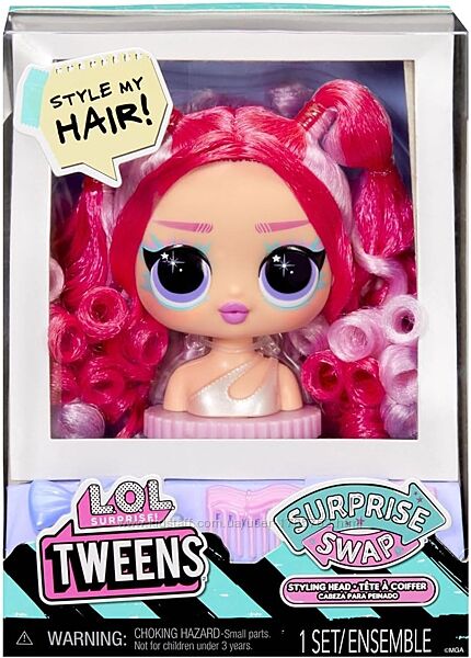 Ляльки LOL Surprise Tweens Surprise Swap Collectible Styling Heads 