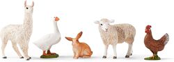 Набір фігурок Schleich FarmюТварини лама, кролик, вівця, курка та гуска