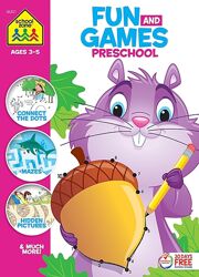 School Zone - Fun and Games Preschool Activities Workbook 320 стор.
