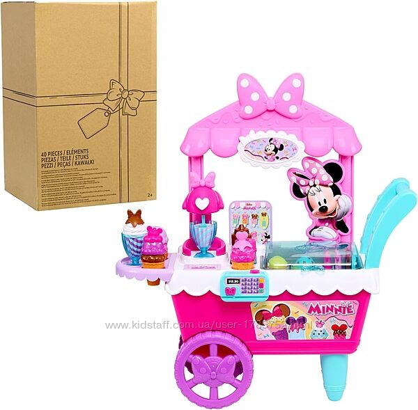 Візок для морозива Мінні. Disney Junior Minnie Mouse Treats Ice Cream звук