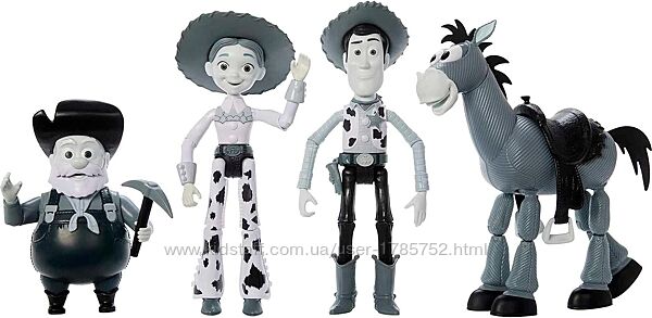 Колекційний набір Mattel Disney та Pixar Toy Story. Woody, Jessie, Bullseye 