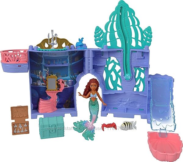 Будинок русалки Ariel&acutes Grotto. Mattel Disney Little Mermaid Storytime 