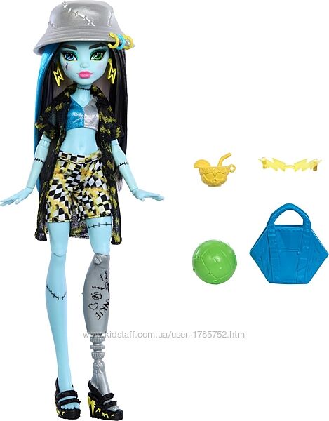 Базова лялька Monster High Scare-Adise Island Frankie Stein з купальником 