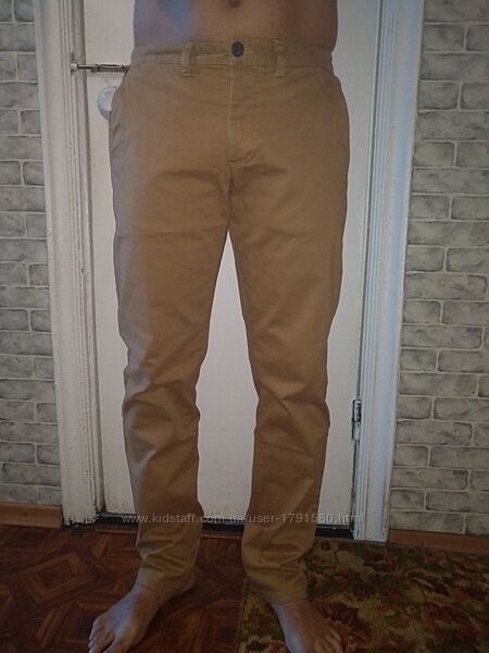 Крутые мужские брюки чинос 48 размер Пот-43 см