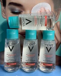 Мицеллярная вода  для очищения кожи лица и глаз Vichy Purete Thermale