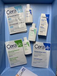 Пробники мини-форматы средств для лица и тела аптечной марки CeraVe
