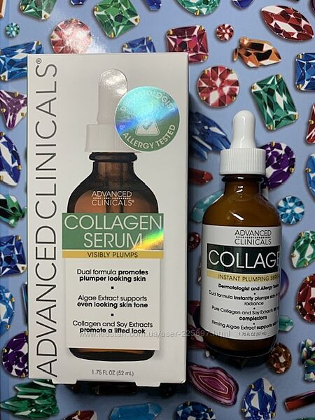Сыворотка для лица с коллагеном Collagen instant plumping serum От Adva