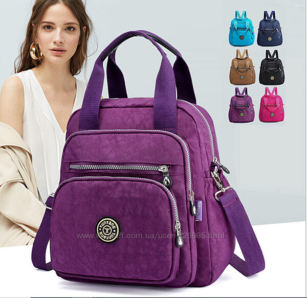Женский многофункциональный рюкзак-сумка с множеством отделений, 6 цветов