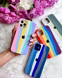 Різнокольоровий чохол веселка Rainbow для iPhone, Samsung, Xiaomi