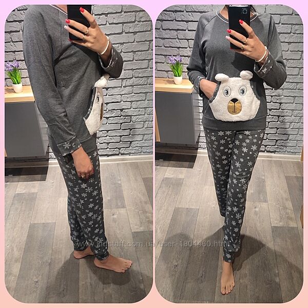 Женская пижама интелок 