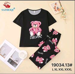 Жіноча піжама футболка та штани