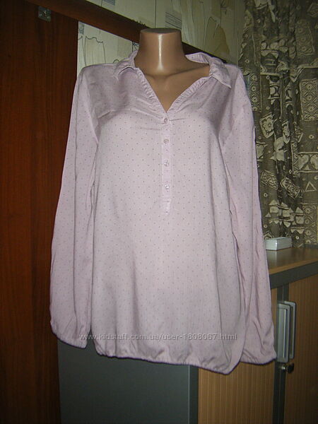 Шикарная блуза в горох, размер 16 - L - 50