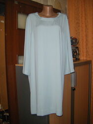Нарядное прямое платье с рукавом 3/4, размер 20 - 54 - XL