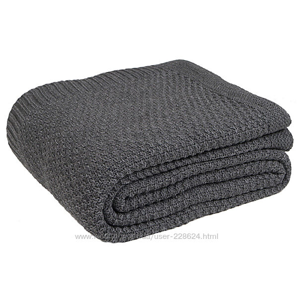 Вязанные пледы-покрывала TM BETIRES хлопок/ акрил