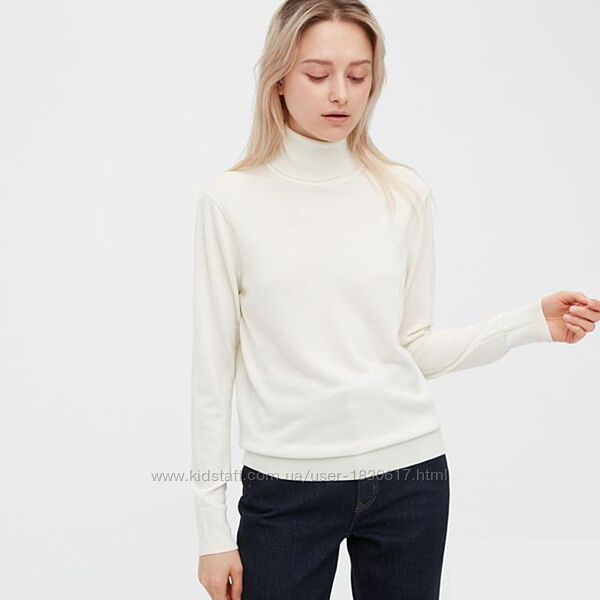 Качественный гольф 100  шерсть uniqlo 