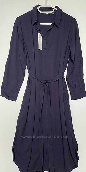 Платье рубашка uniqlo