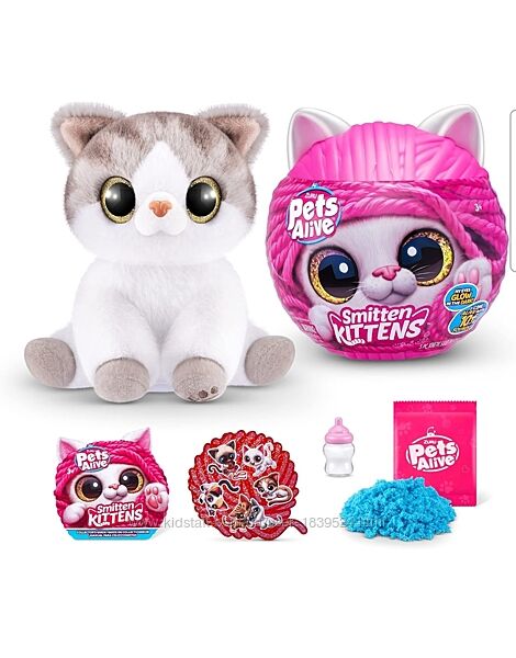 Інтерактивна іграшка сюрприз кошеня Smitten Kitten Pets alive