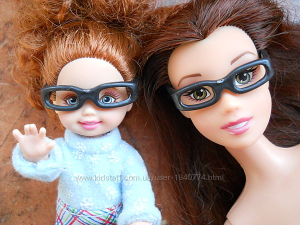 Очки для куклы Барби, игрушечные, миниатюрные
