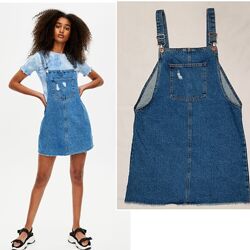 Джинсовый сарафан на бретельках джинсовий denim co