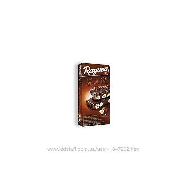 Горький шоколад Ragusa Noir. 100g. Швейцария.