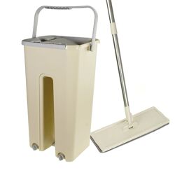 Швабра Easy Mop с ведром - комплект для уборки 