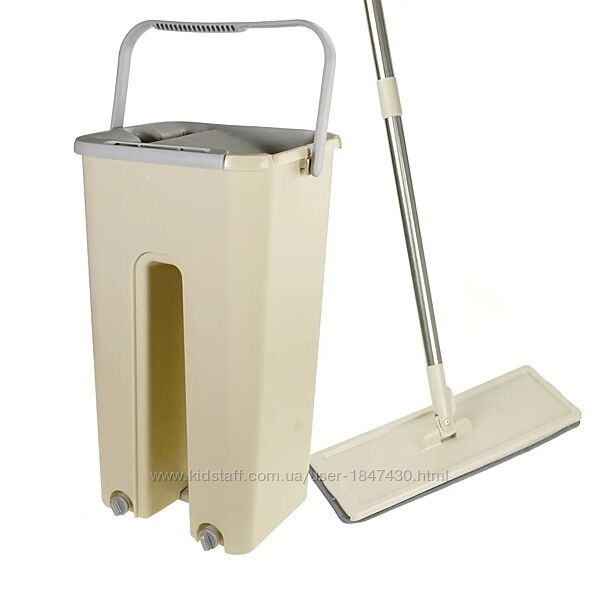 Швабра Easy Mop с ведром - комплект для уборки 