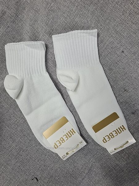Шкарпетки білі середня довжина, жіночі шкарпетки білі середні, носки женски
