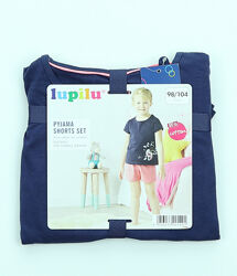 Літня піжама з шортами Lupilu для дівчинки на зріст 98/104 см, арт. 8275