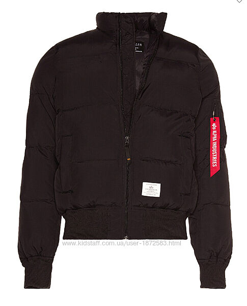 Пуховик, куртка, бомбер Alpha Industries MA-1 Quilted, оригинал, зима