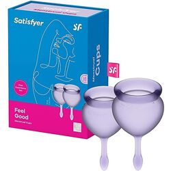 Набор менструальных чаш 2шт. размер S Satisfyer Feel Good, Германия
