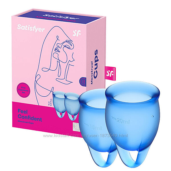 Набор менструальных чаш размер S, Satisfyer Feel Confident, Германия
